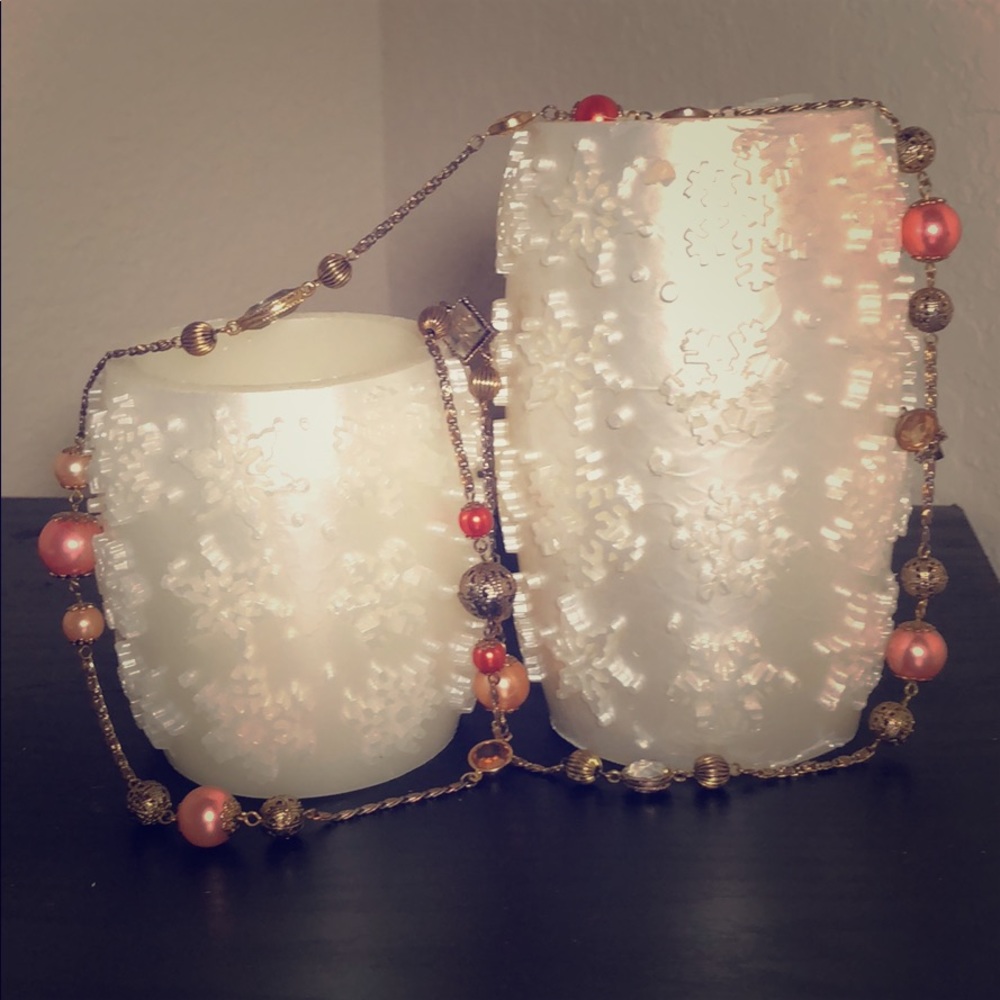 Long beaded necklace